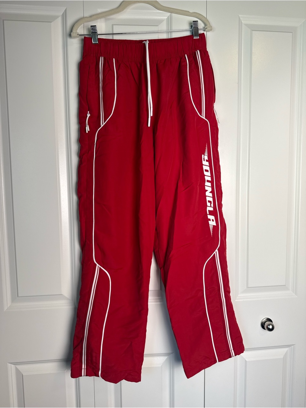 YoungLA Red Track Pants Women Small